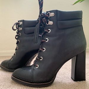 Sam Edelman High Heel Ankle Boots  Black 7.5